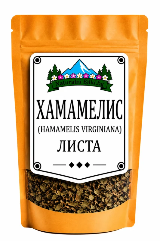Хамамелис (вещерски лешник) – листа, рязан (Hamamelis virginiana)