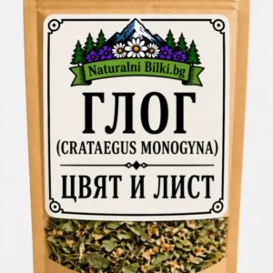 Глог – цвят и лист, рязан (Crataegus monogyna)