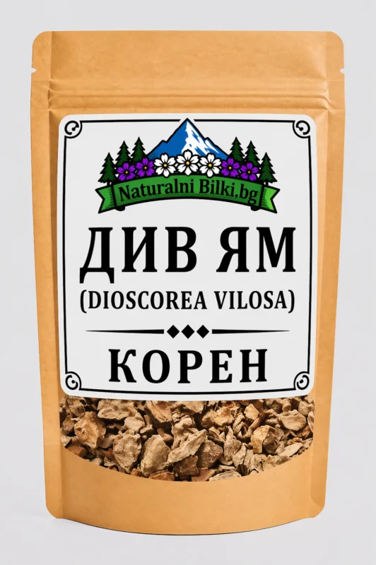 Див ям – корен, рязан (Dioscorea villosa)
