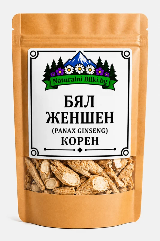 Бял женшен – корен, рязан (Panax ginseng)
