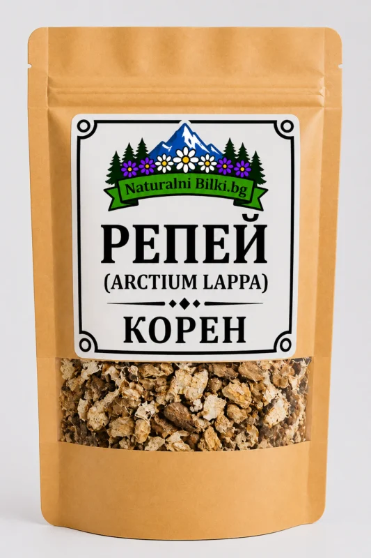 Репей – корен, рязан (Arctium lappa)