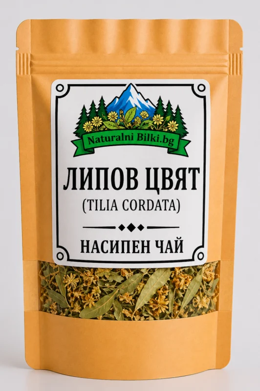 Липов цвят рязан (Tilia cordata) – сушена липа с прицветник