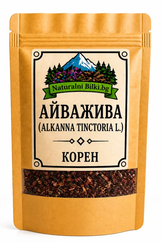 Айважива (алкана) – корен, рязан (Alkanna tinctoria)