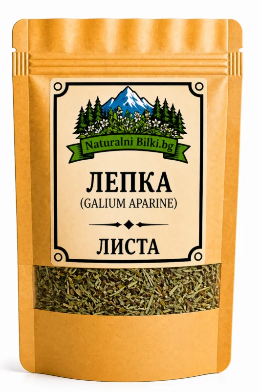 Лепка – стрък, рязан (Galium aparine)