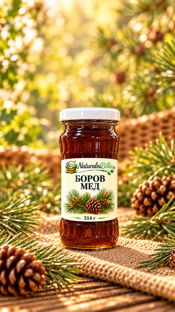 Боров мед от борови връхчета