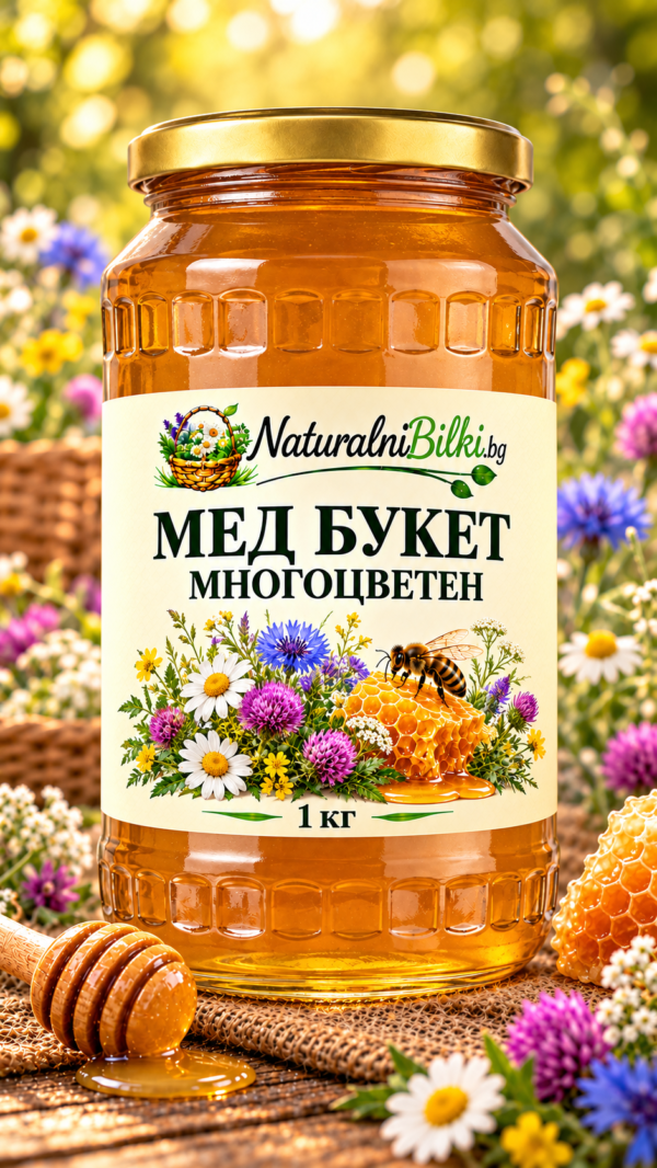 Мед Букет (многоцветен) – 1 кг